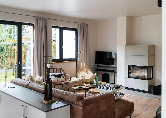 Haus Strandflieder - Kamin, Sauna & Terrasse